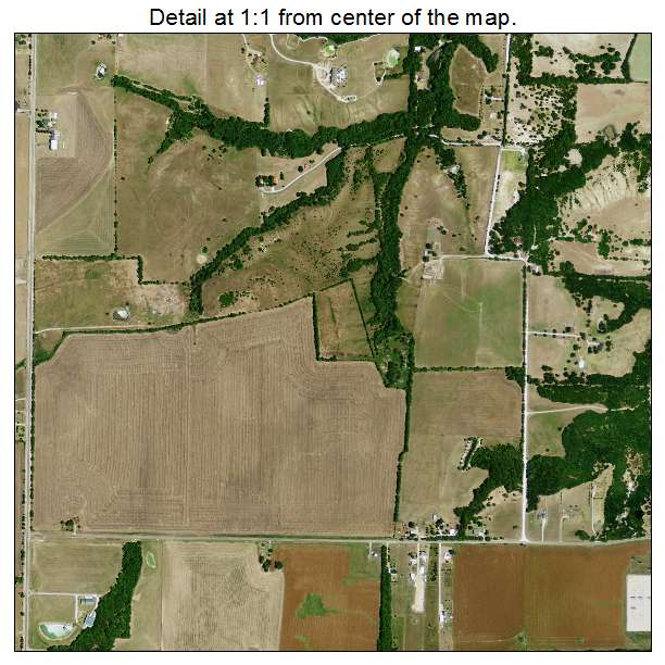 Weston, Texas aerial imagery detail