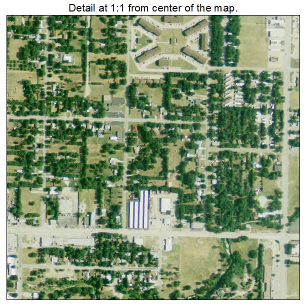 White Settlement, Texas aerial imagery detail
