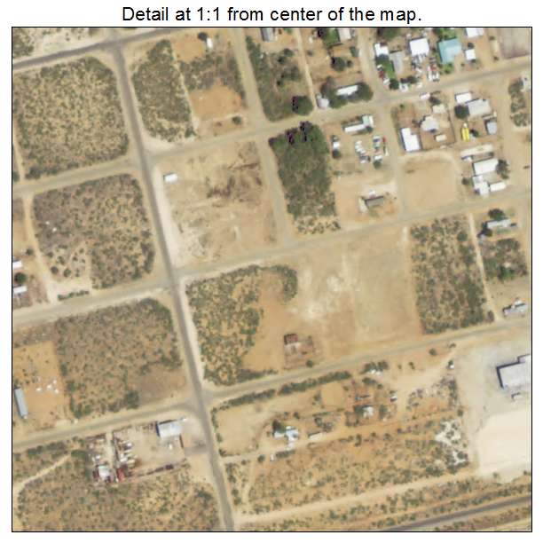 Wickett, Texas aerial imagery detail