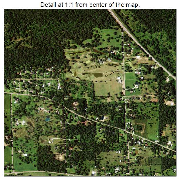 Wild Peach Village, Texas aerial imagery detail