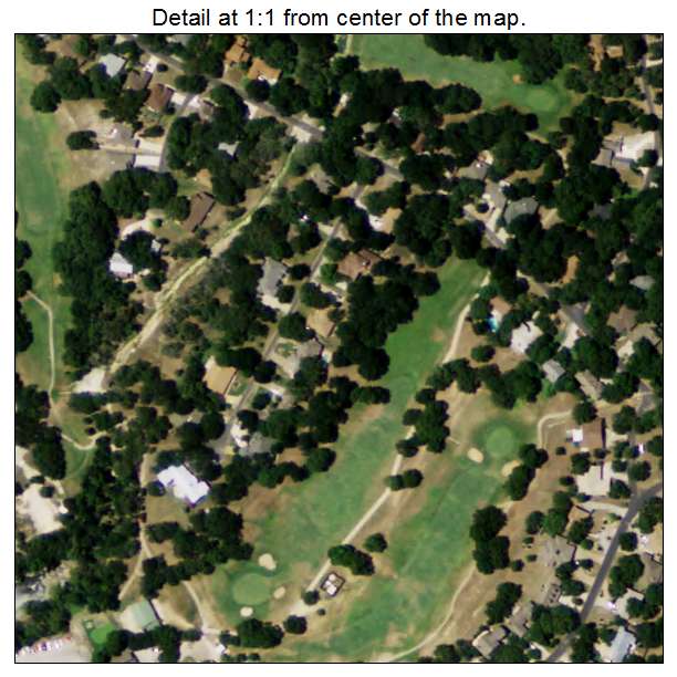 Woodcreek, Texas aerial imagery detail