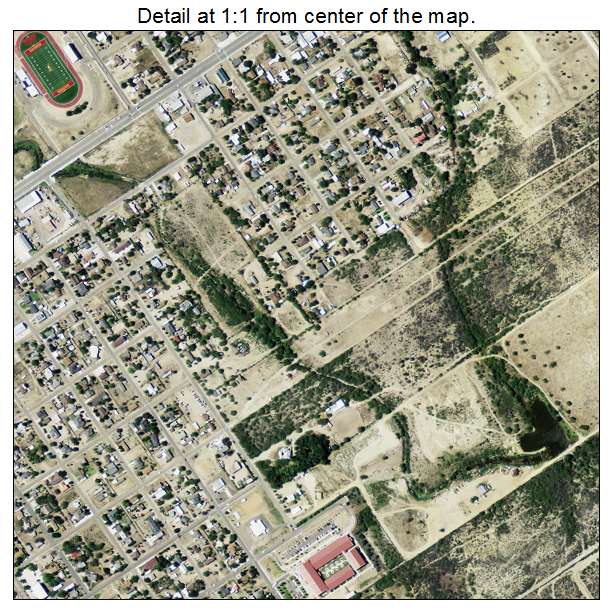 Zapata, Texas aerial imagery detail