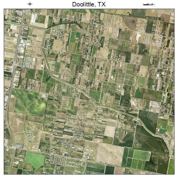 Doolittle, TX air photo map