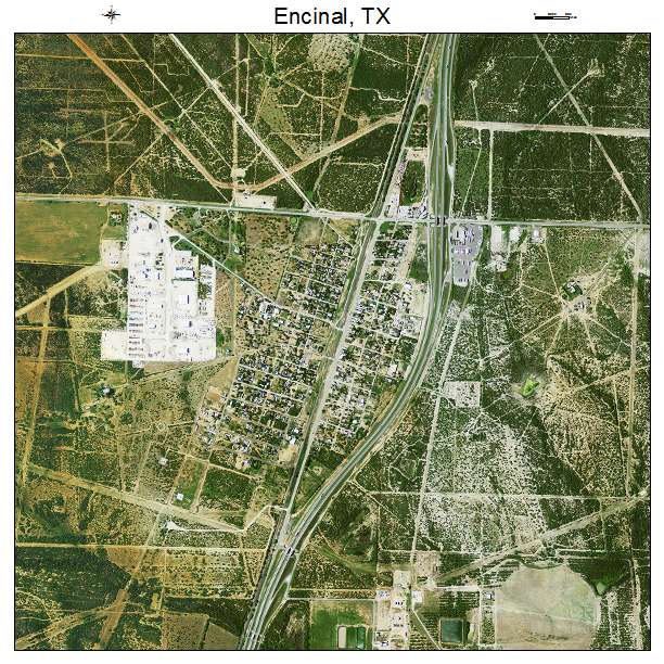 Encinal, TX air photo map