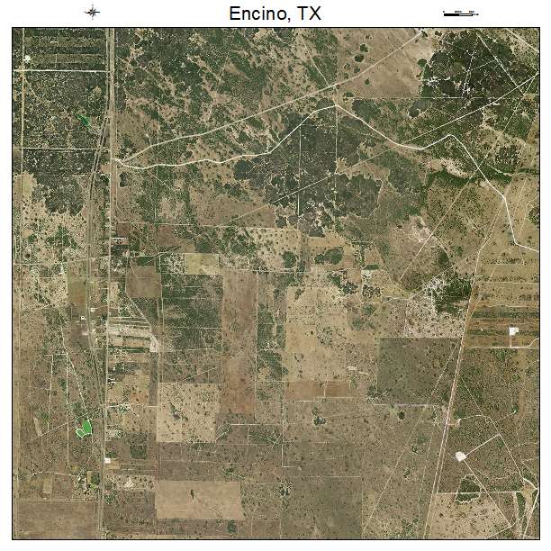 Encino, TX air photo map