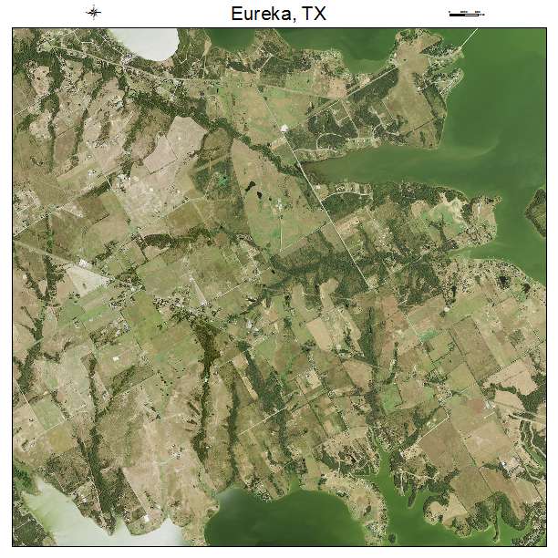 Eureka, TX air photo map