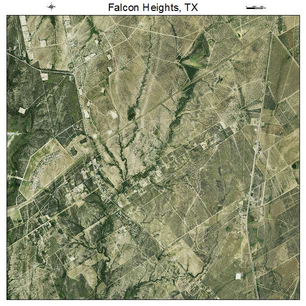 Falcon Heights, TX air photo map