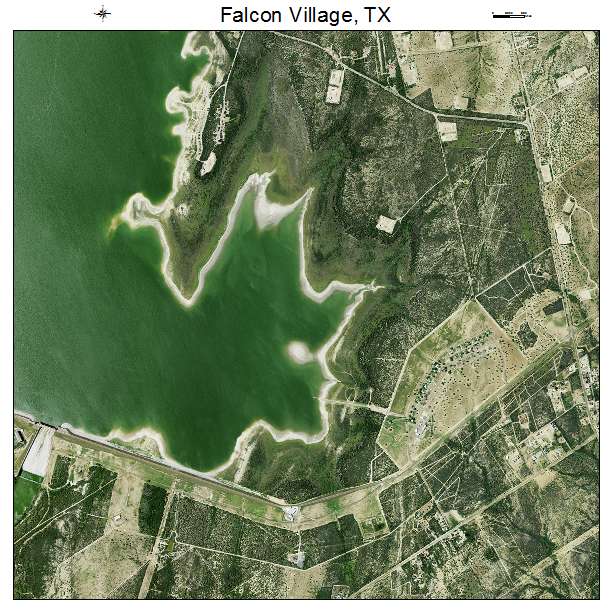 Falcon Village, TX air photo map