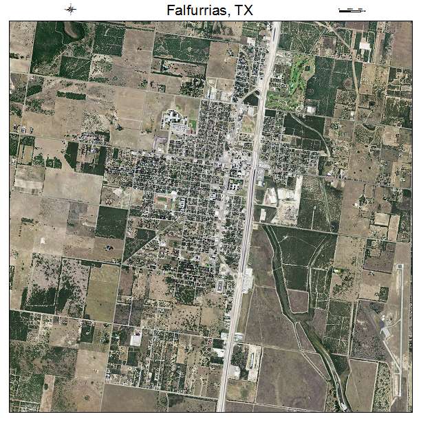 Falfurrias, TX air photo map