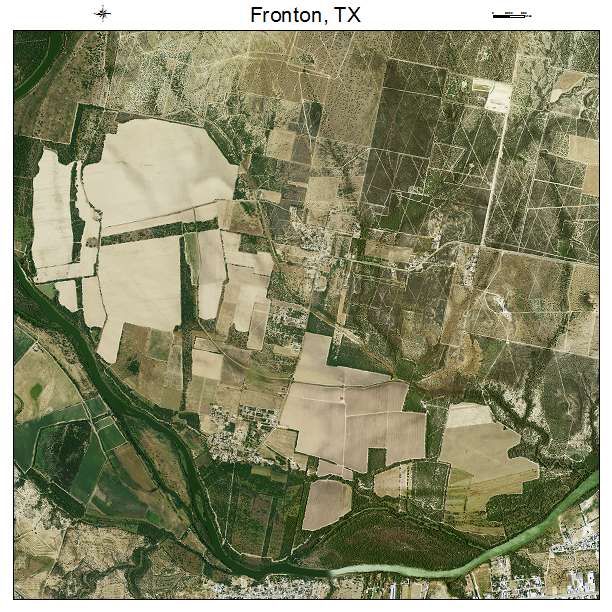 Fronton, TX air photo map