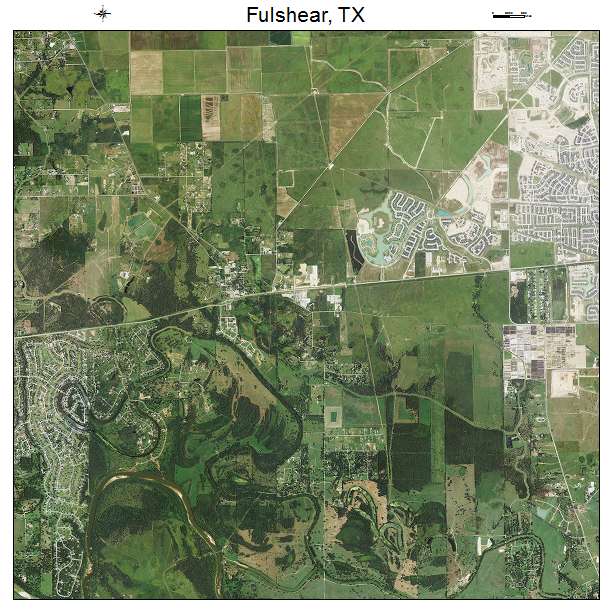 Fulshear, TX air photo map