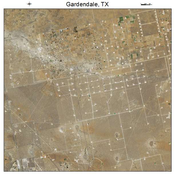 Gardendale, TX air photo map