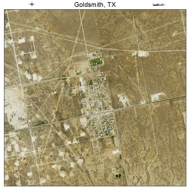 Goldsmith, TX air photo map