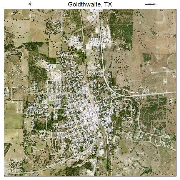 Goldthwaite, TX air photo map