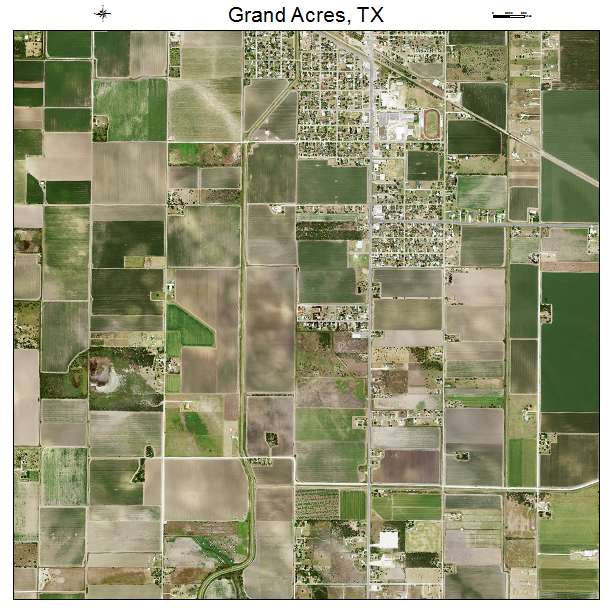 Grand Acres, TX air photo map