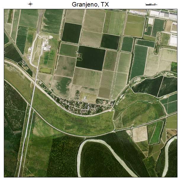Granjeno, TX air photo map