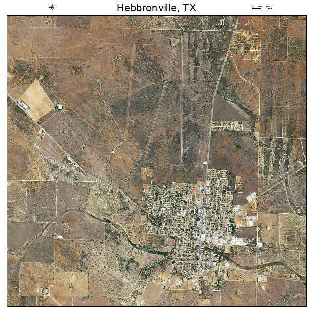 Hebbronville, TX air photo map