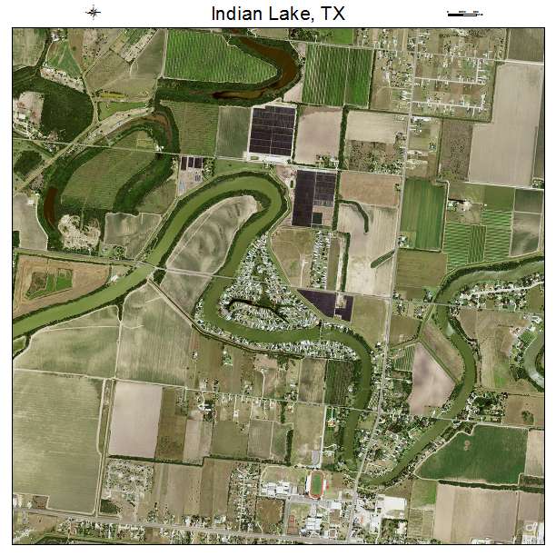 Indian Lake, TX air photo map