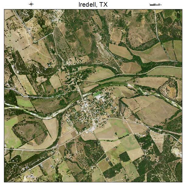 Iredell, TX air photo map