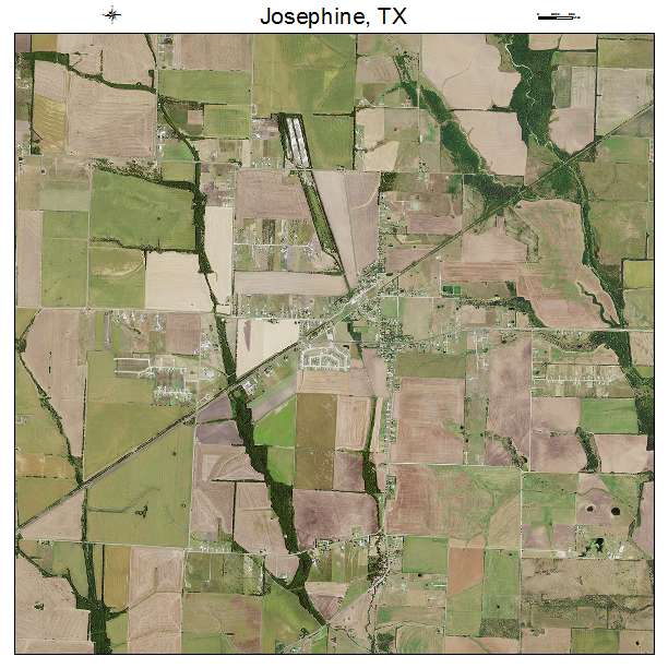 Josephine, TX air photo map