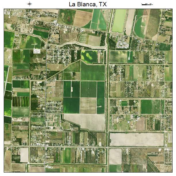 La Blanca, TX air photo map
