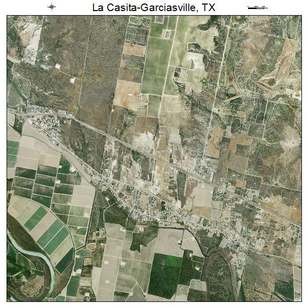 La Casita Garciasville, TX air photo map