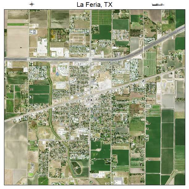 La Feria, TX air photo map