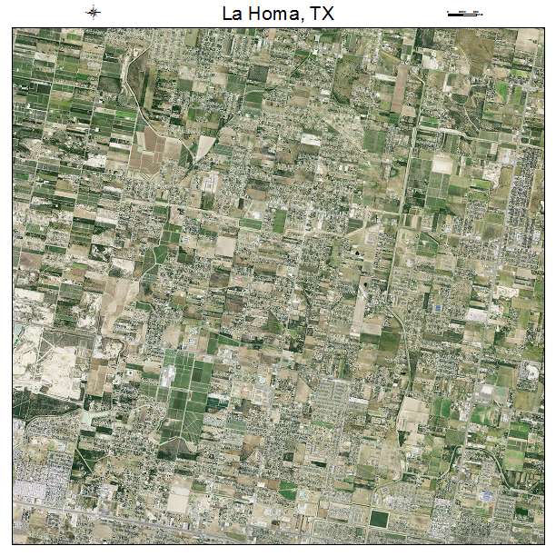 La Homa, TX air photo map