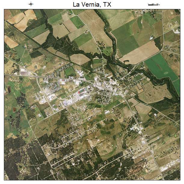 La Vernia, TX air photo map