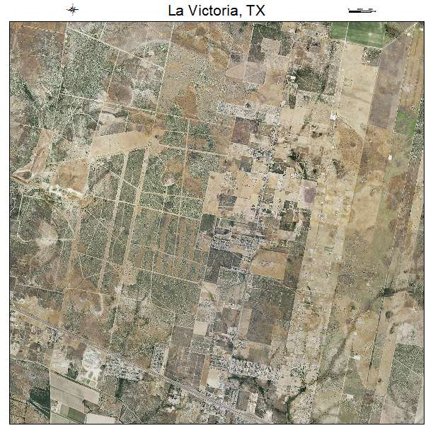 La Victoria, TX air photo map