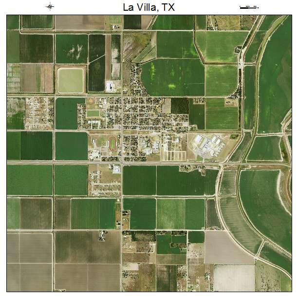 La Villa, TX air photo map