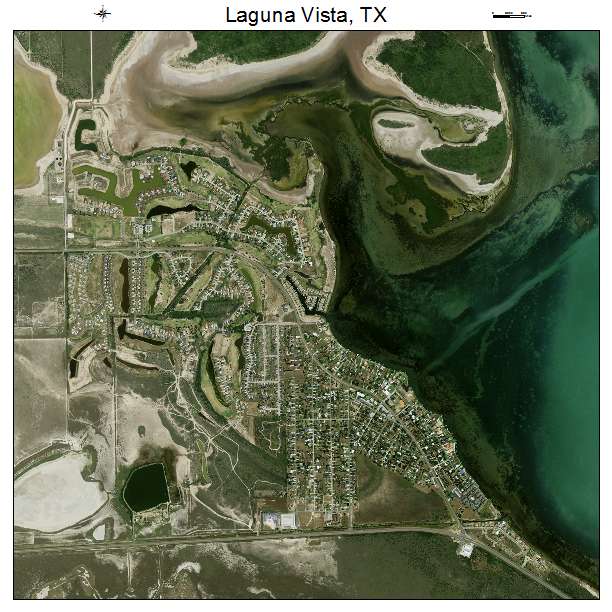 Laguna Vista, TX air photo map