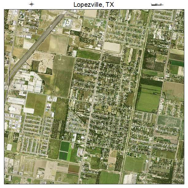 Lopezville, TX air photo map