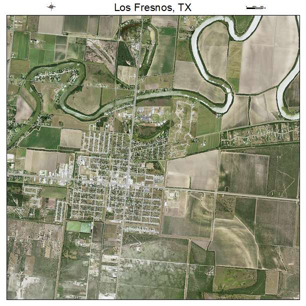 Los Fresnos, TX air photo map