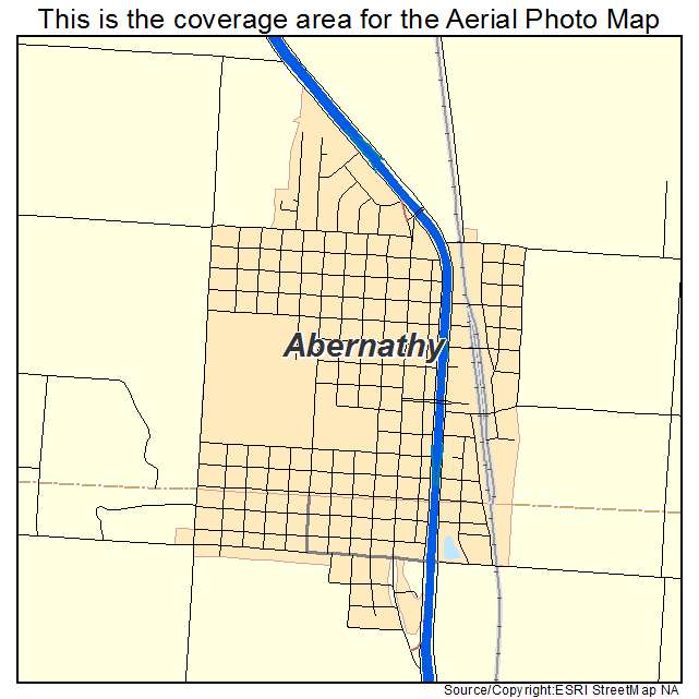 Abernathy, TX location map 