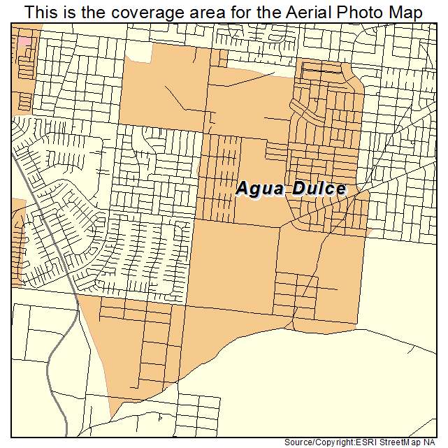 Agua Dulce, TX location map 