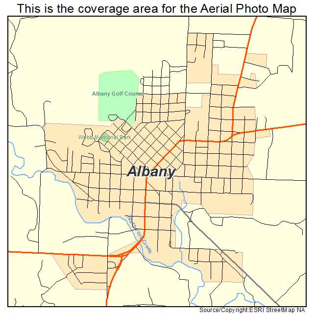 Albany, TX location map 