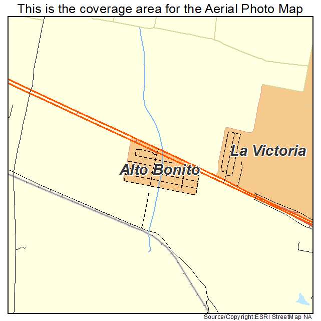 Alto Bonito, TX location map 
