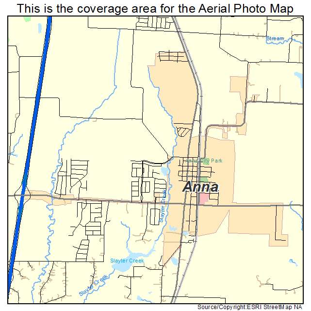 Anna, TX location map 