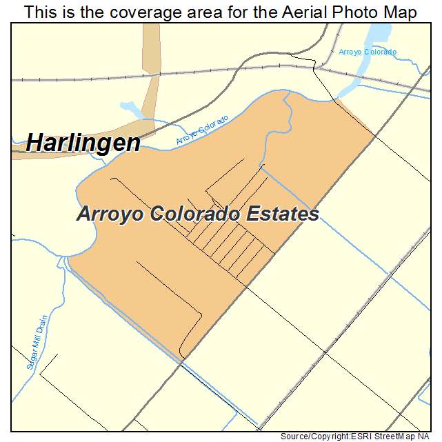 Arroyo Colorado Estates, TX location map 