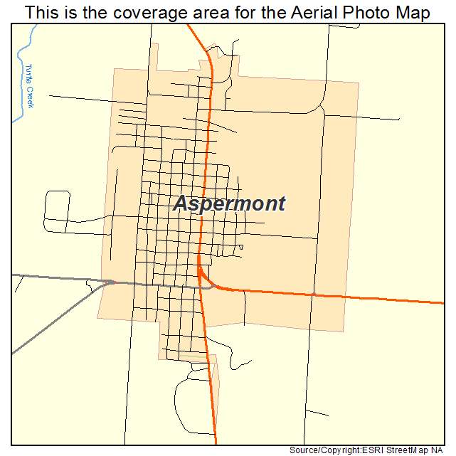 Aspermont, TX location map 