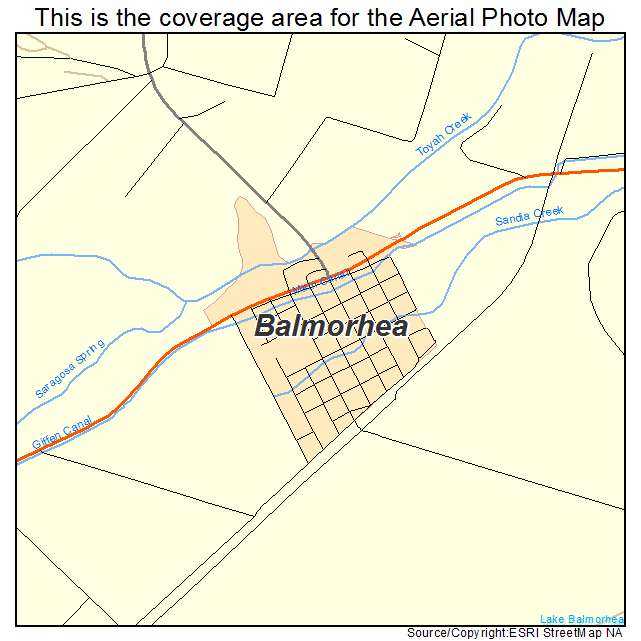 Balmorhea, TX location map 