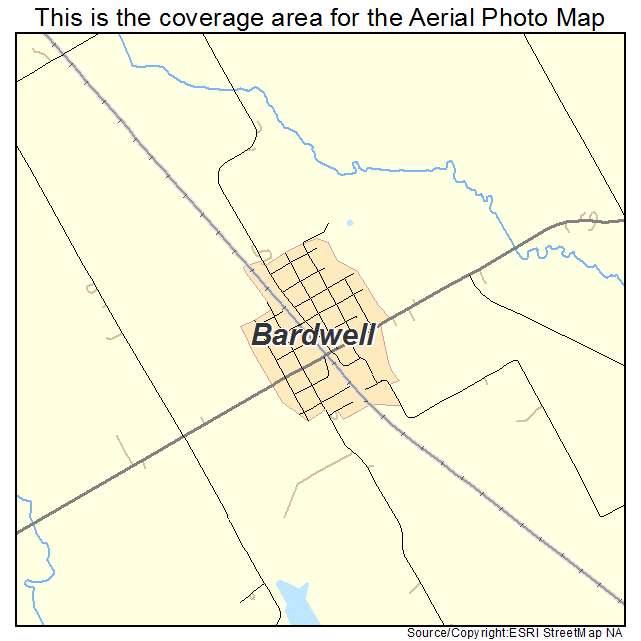 Bardwell, TX location map 