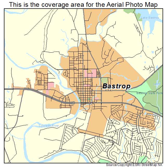 Bastrop, TX location map 