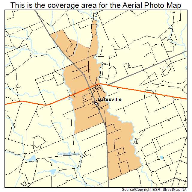 Batesville, TX location map 