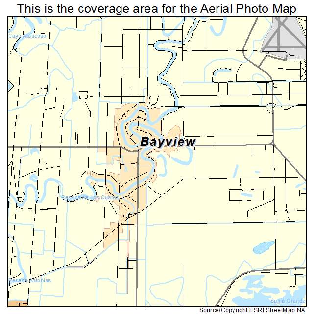 Bayview, TX location map 