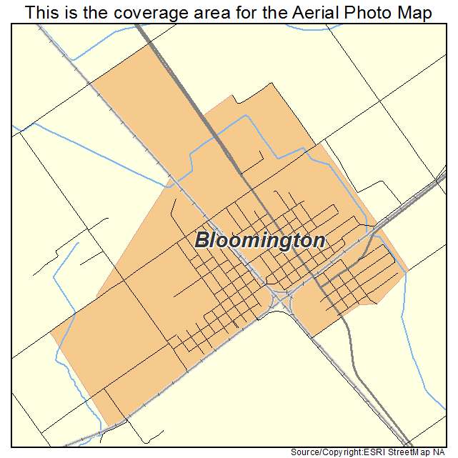 Bloomington, TX location map 