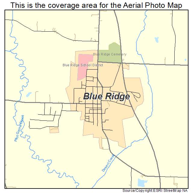 Blue Ridge, TX location map 