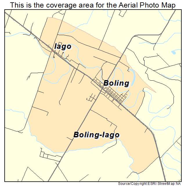 Boling Iago, TX location map 