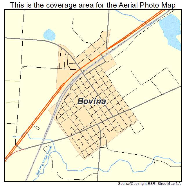 Bovina, TX location map 